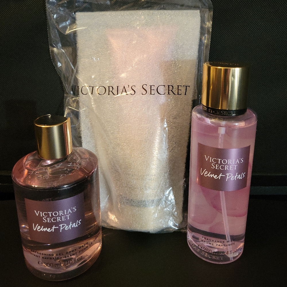 3 piece set Victoria's Secret Velvet Petals